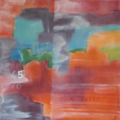 Huile sur toile 80 cm x 80 cm