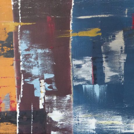 Huile sur toile 100 x 50 cm vendue