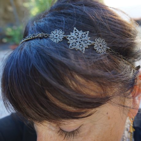 headband bronze étoile