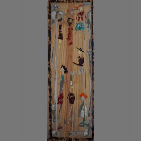 Huile sur bois 19.5 x 59 cm Vendue