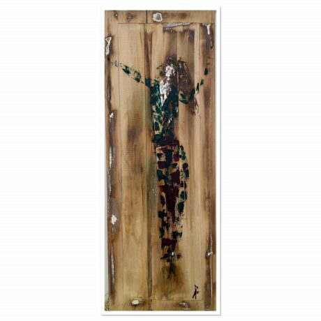 Huile sur bois 25.5 x 70.5 cm Vendue