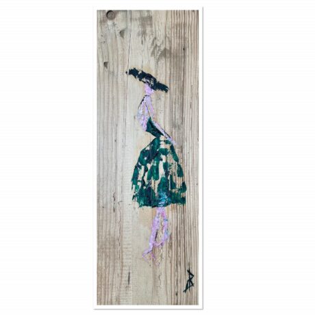 Huile sur bois 18 x 49 cm Vendue