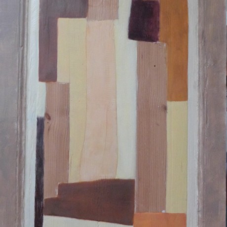 Huile sur bois porte ancienne vendue