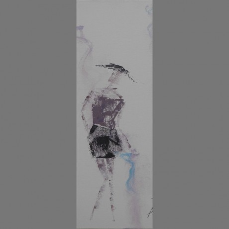 Huile sur toile 20 cm x 40 cm Vendue