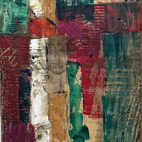 Acrylique sur bois 23 x 53.5 cm