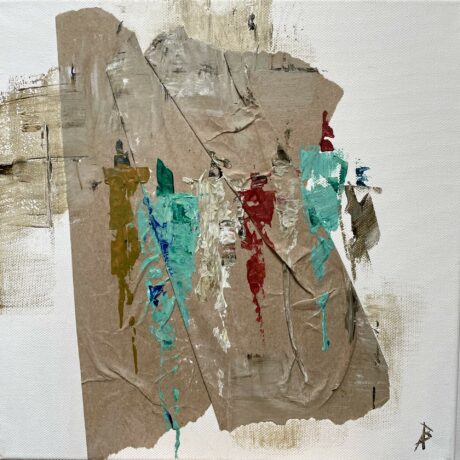 Techniques mixtes sur toile 30 x 30 cm